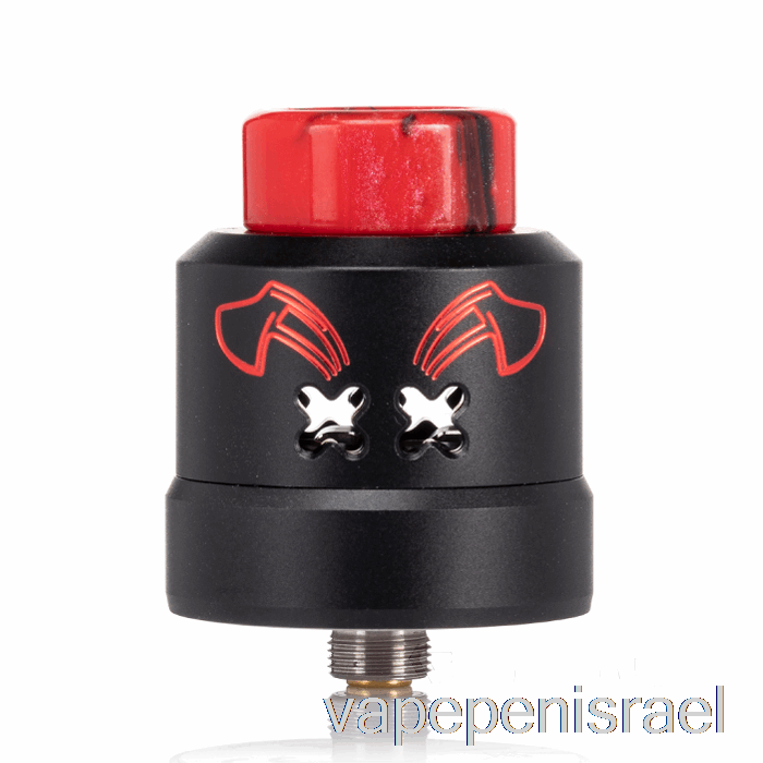 חד פעמי Vape Israel Hellvape ארנב מת Max 28mm Bf Rda שחור אדום